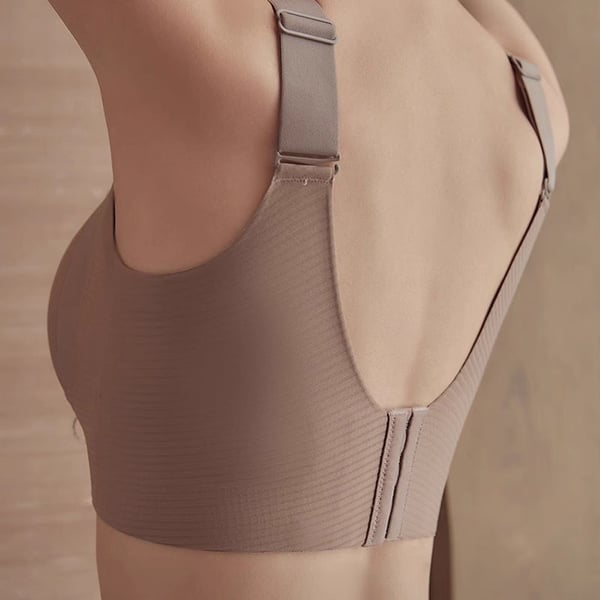 🎉Last Day -🏆️Women's Ribbed Push Up Adjustable Wireless Bra-POIULTD