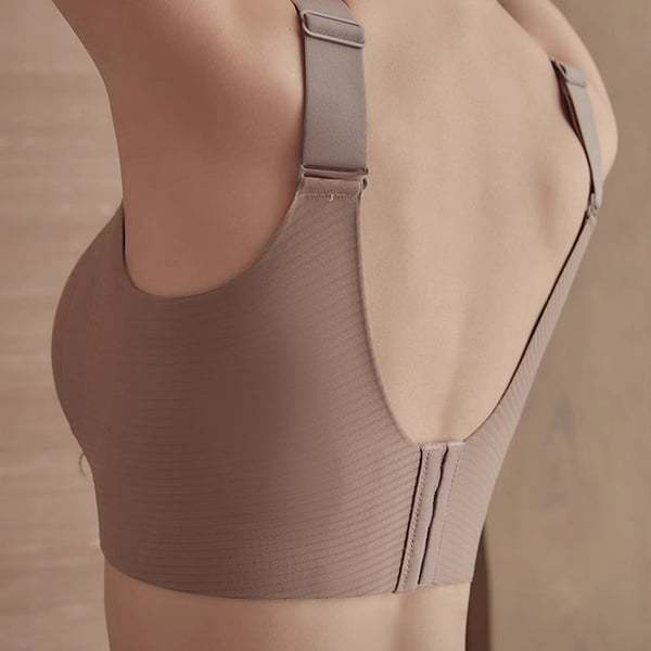 🎉Last Day -🏆️Women's Ribbed Push Up Adjustable Wireless Bra-POIULTD