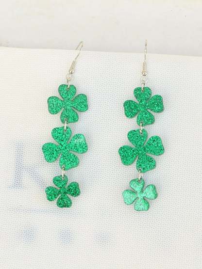 European And American St. Patrick'S Day Women'S Earrings-POIULTD