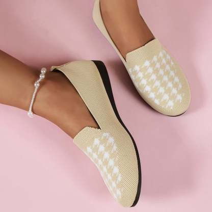 Casual Weave Women's Flat Shoes-POIULTD