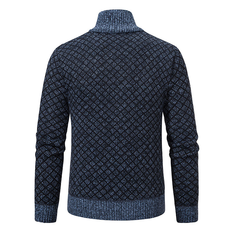 Jacquard Knitted Sweater-POIULTD