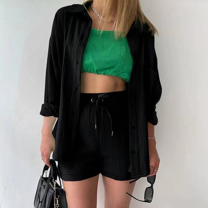 Zweiteiliger Langarmshirt-Damen-Freizeitanzug für Damen-POIULTD