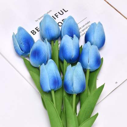 💥UV Resistant Lifelike Artificial Tulips Flowers💐