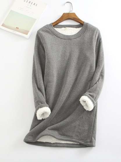 💥Sold 20000+,  Sales > Extra 8% off code:  8💥2022 NEW Casual Cotton Round Neck Solid Sweatshirt (S-5XL)-POIULTD