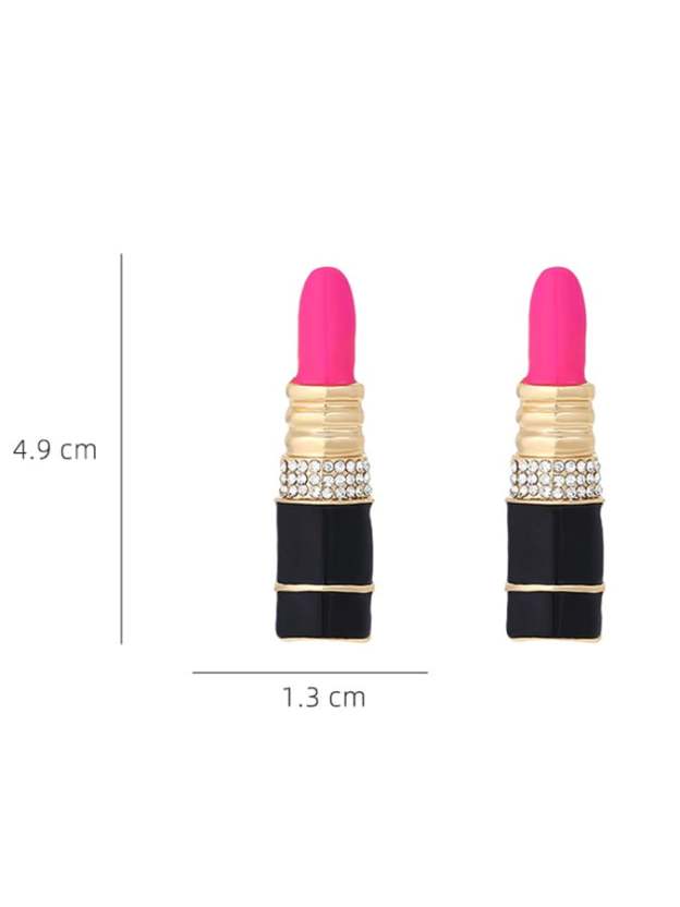Women's Valentine's Day Exquisite Lipstick Shape Earrings-POIULTD