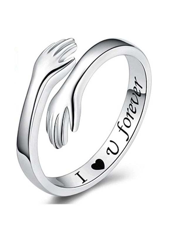 Always With You Alloy Split Adjustable Ring-POIULTD