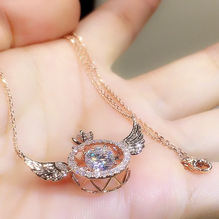 Angel Wings Wings Necklace-POIULTD