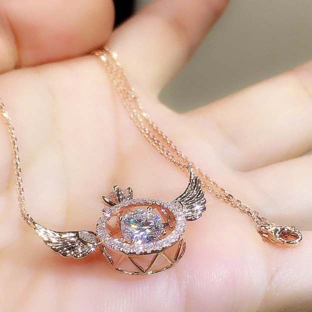 Angel Wings Wings Necklace-POIULTD