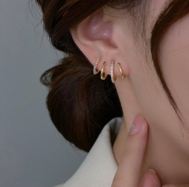 💖2022 Mother's Day Promotion- 48% OFF🌹Shiny Crystal Earrings-POIULTD