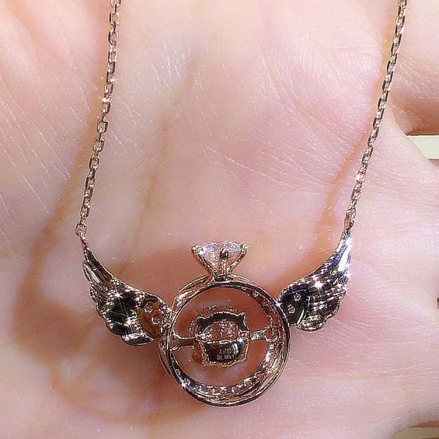 Angel Wings Wings Necklace-POIULTD
