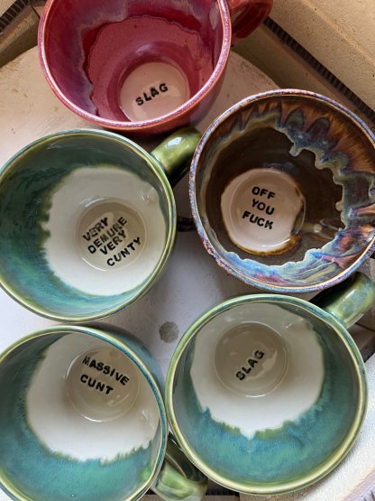 Jumbo Lightning Sweary Mug-POIULTD
