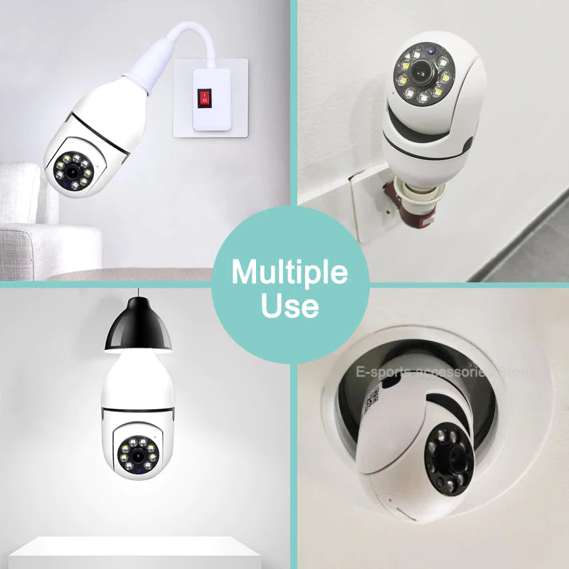The Original BulbCam360™️ - Wireless Smart Security Cam-POIULTD