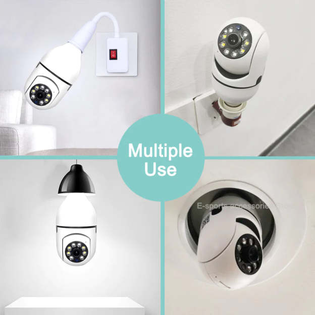 The Original BulbCam360™️ - Wireless Smart Security Cam-POIULTD