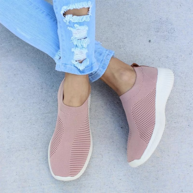 Casual Weave Women's Sneakers-POIULTD