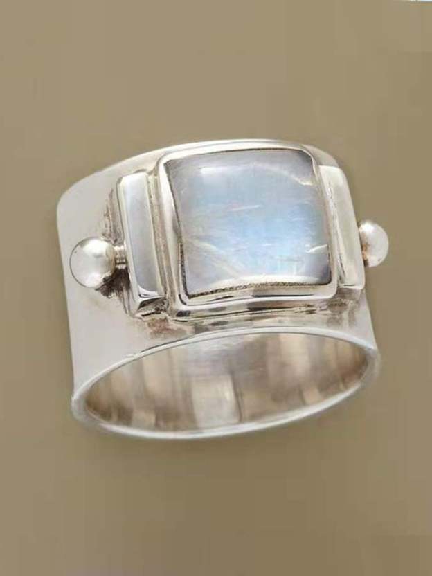 Vintage Moonstone Ring-POIULTD