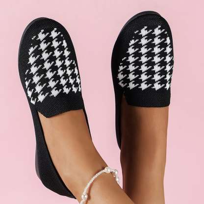 Casual Weave Women's Flat Shoes-POIULTD
