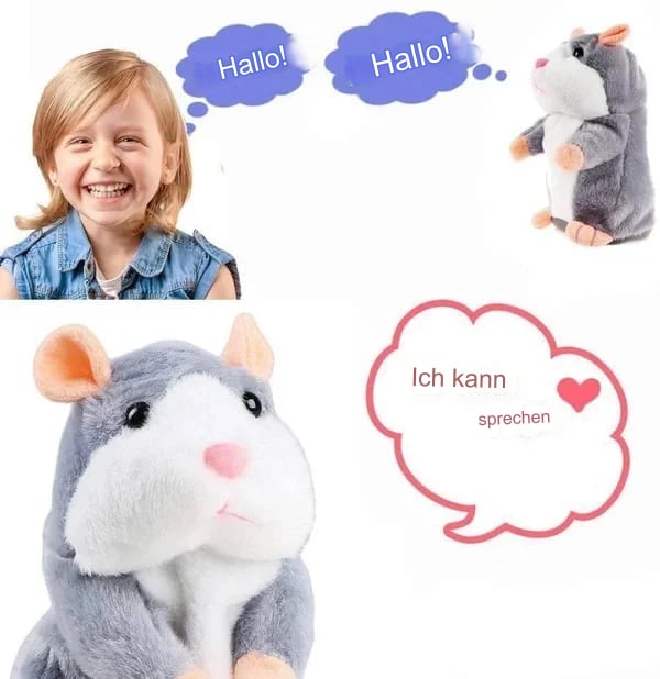 🎄 Sprechender Hamster-Plüschtier-POIULTD