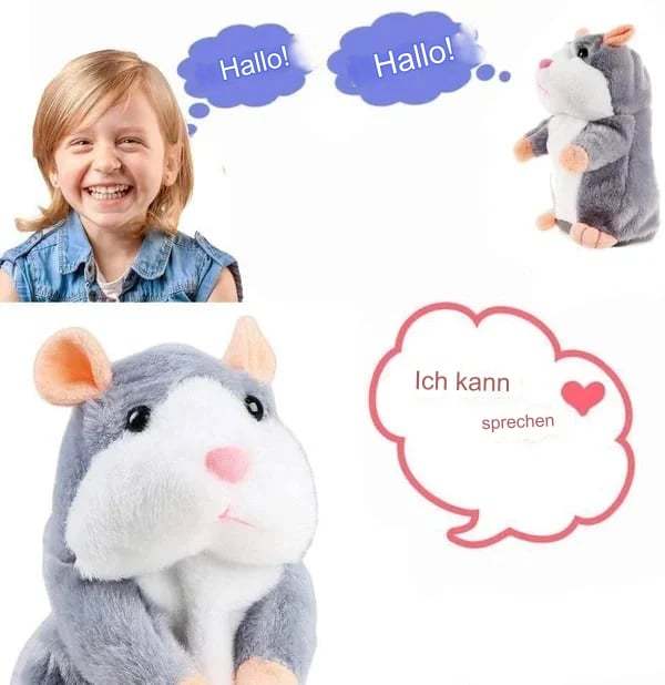 🎄 Sprechender Hamster-Plüschtier-POIULTD