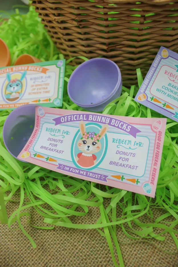 Easter Eggs With Bunny Bucks-POIULTD