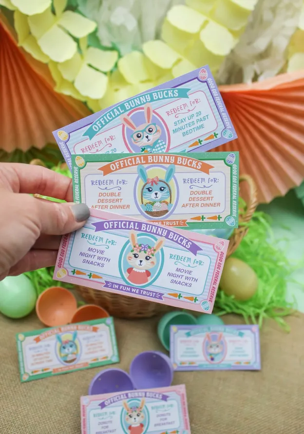 Easter Eggs With Bunny Bucks-POIULTD