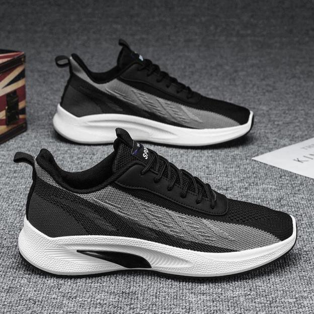 Men's lightweight casual breathable sneakers-POIULTD