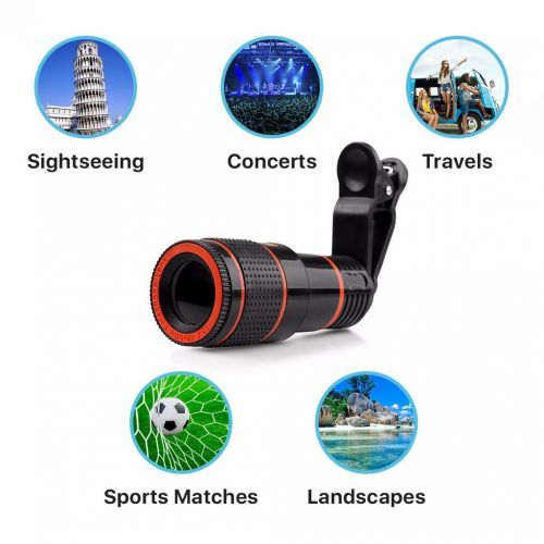 12x mobile phone telephoto lens HD external camera lens
