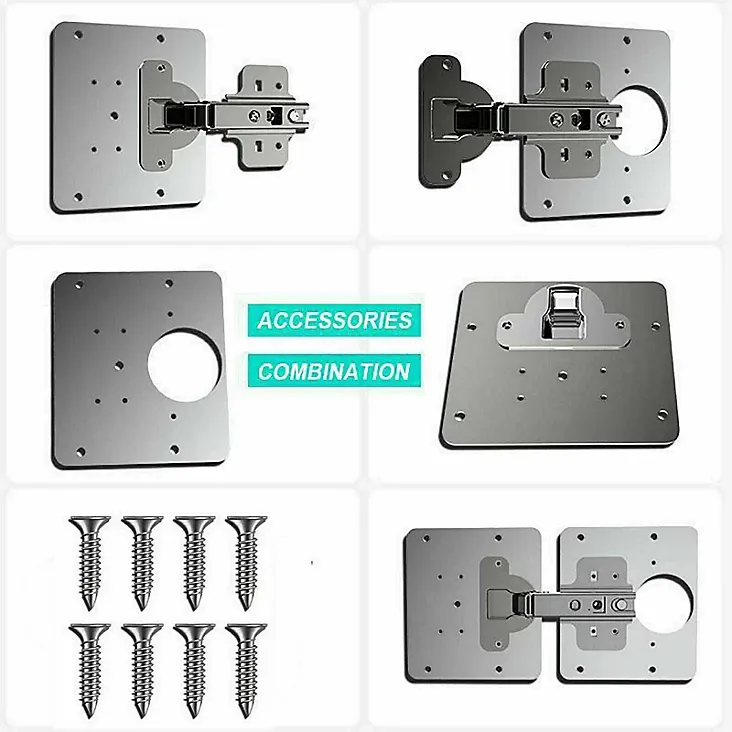 Repair piece for side hinge plate