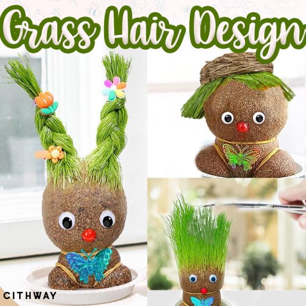 Cithway™ Grass Head Doll