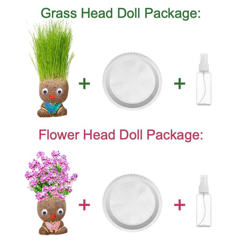 Cithway™ Grass Head Doll