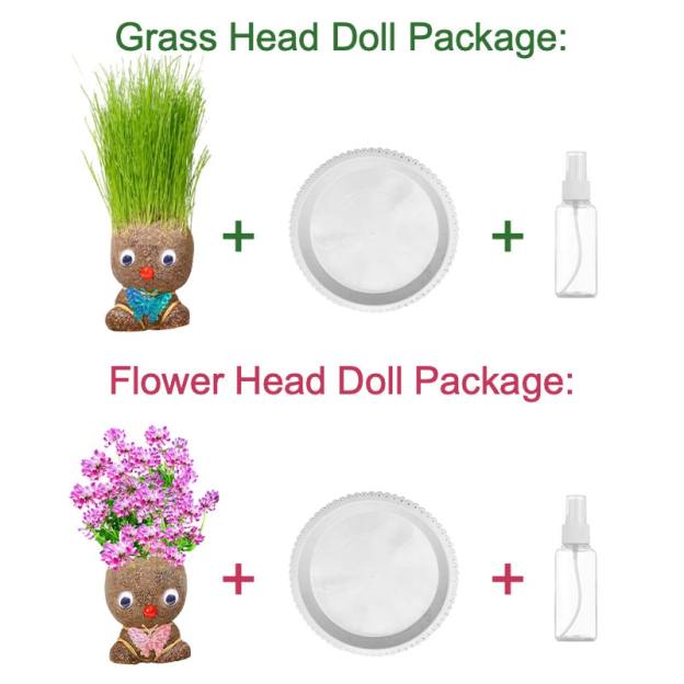Cithway™ Grass Head Doll