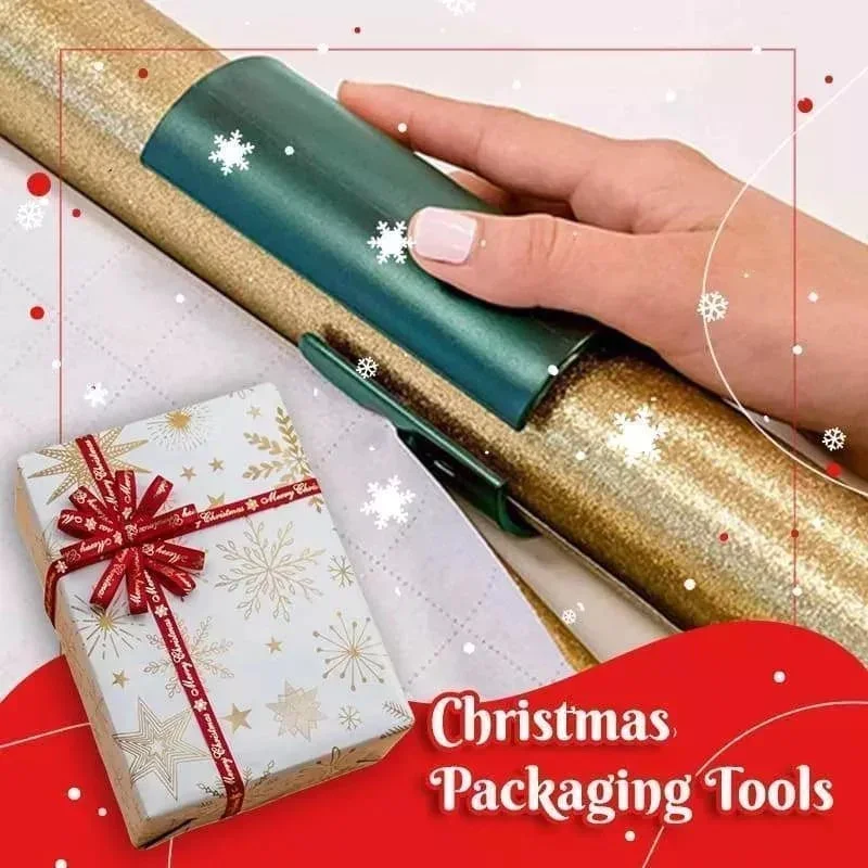 🎄 BUY 1 GET 1 FREE🔥Christmas Gift Wrapping Paper Cutter🔥-POIULTD