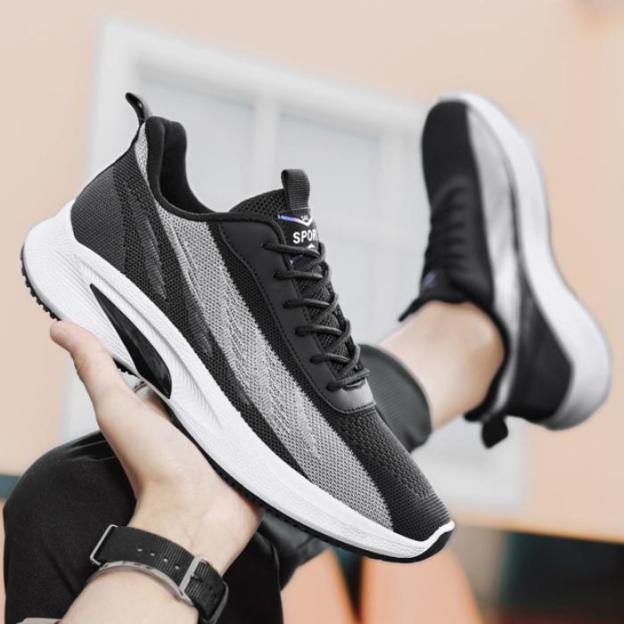 Men's lightweight casual breathable sneakers-POIULTD