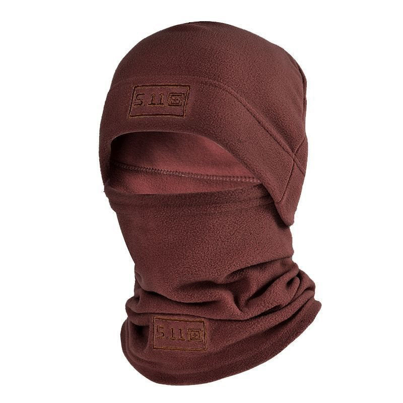 Polar Fleece Balaclava Hood Face Mask-POIULTD