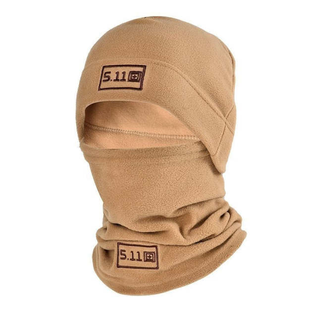 Polar Fleece Balaclava Hood Face Mask-POIULTD