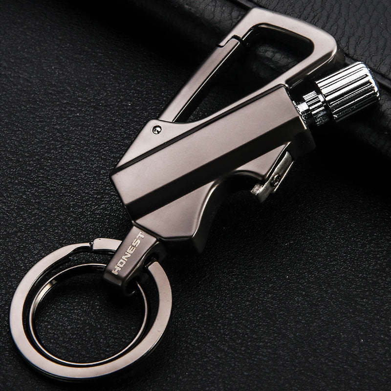 🚀 Funny Gadget 🔥 Keychain Flint Fire Starter-POIULTD