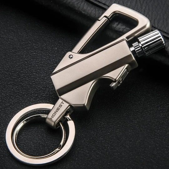 🚀 Funny Gadget 🔥 Keychain Flint Fire Starter-POIULTD