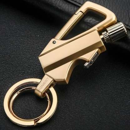 🚀 Funny Gadget 🔥 Keychain Flint Fire Starter-POIULTD