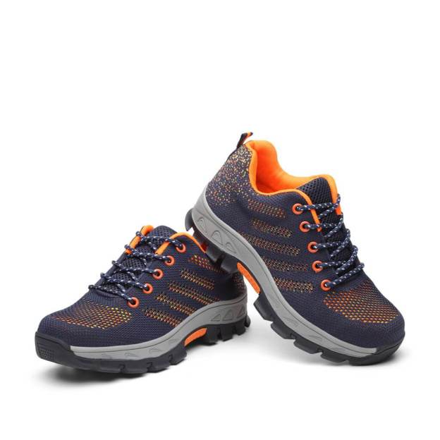 Stripe Orange Blue-POIULTD