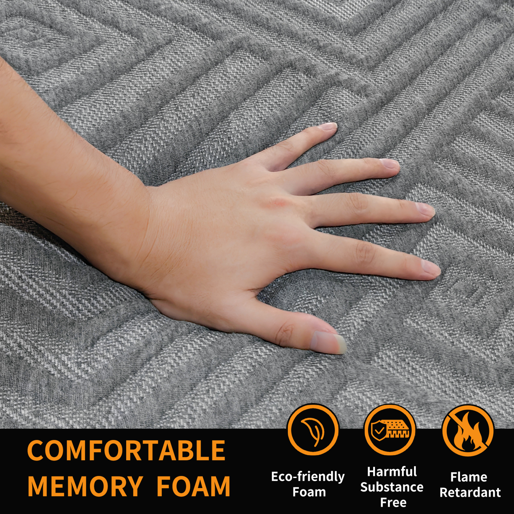 ESHINE 14” LUX Memory Form Mattress-eshinesleep