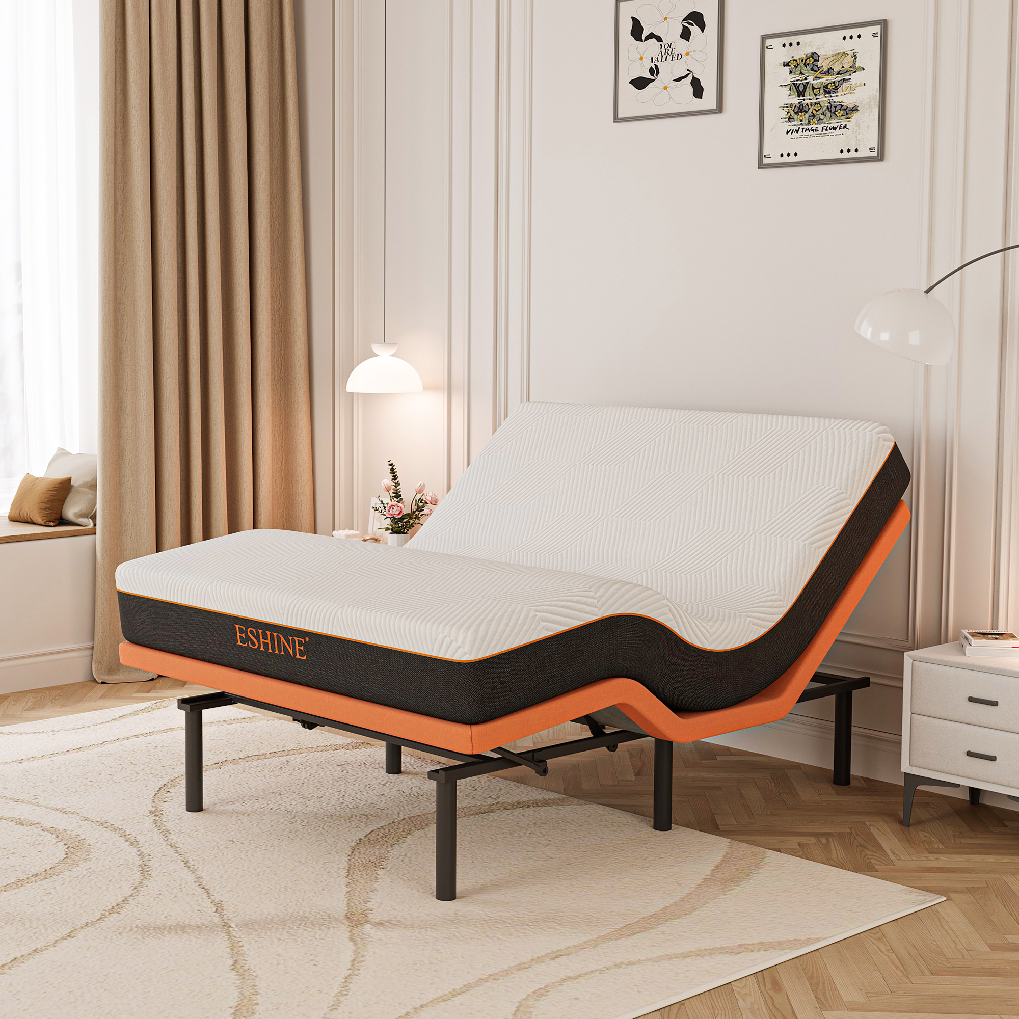 E2000 Adjustable Bed Bundle with 10 " Mattress