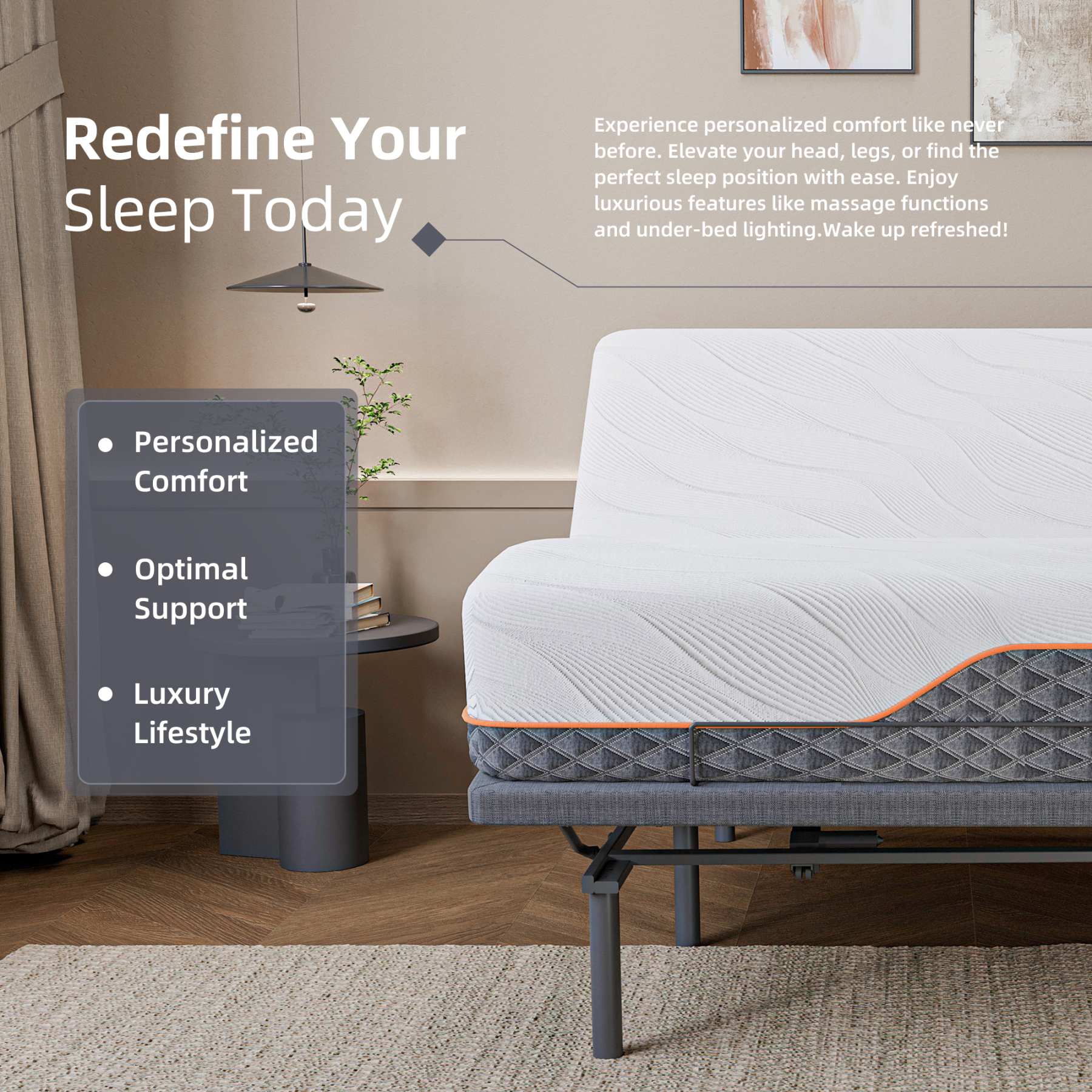 E3100 Premium Series Hybrid Medium-Plush Bundle