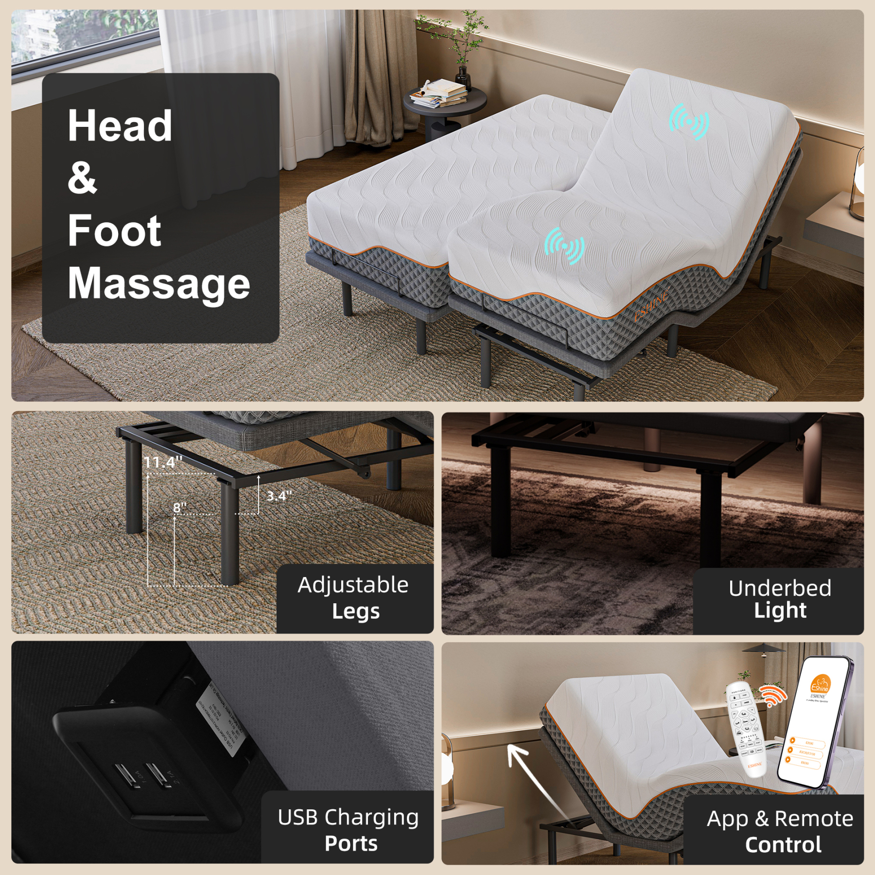 E3100 Premium Series Hybrid Medium-Plush Bundle