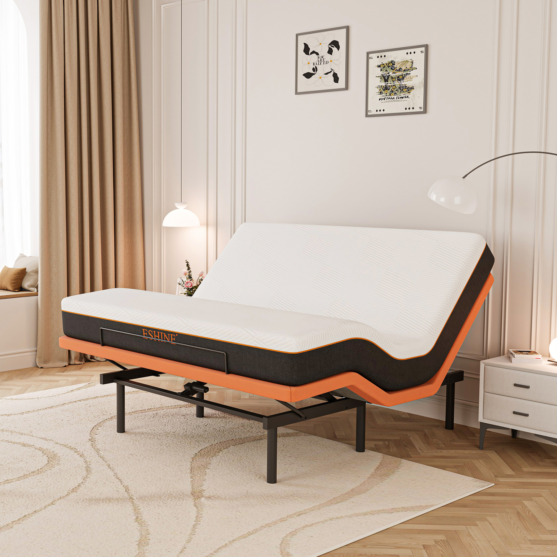 E2000 Adjustable Bed Bundle with 10 " Mattress