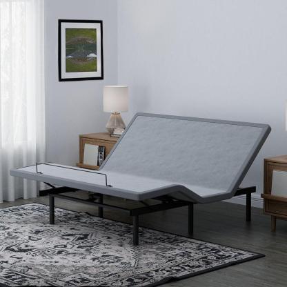 FlexSleep Pro Grey Series E3100, Massage Adjustable Bed Frame-eshinesleep