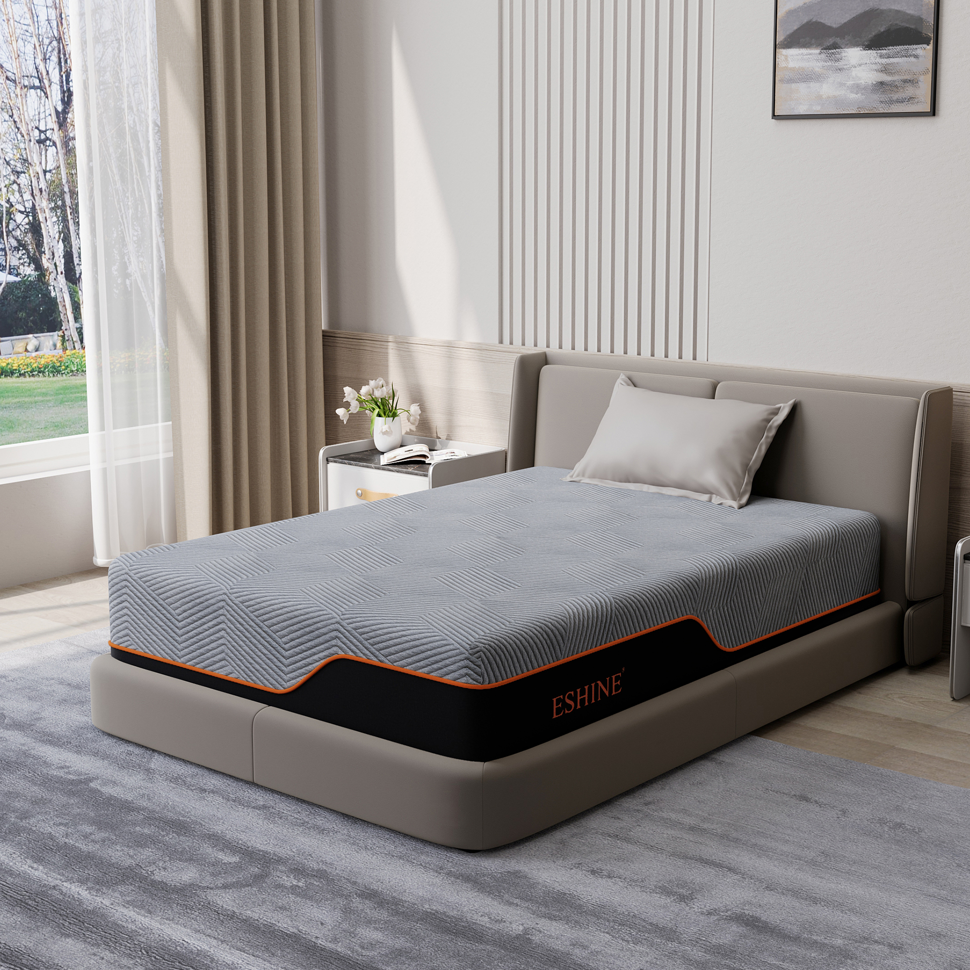 ESHINE 14” LUX Memory Form Mattress-eshinesleep