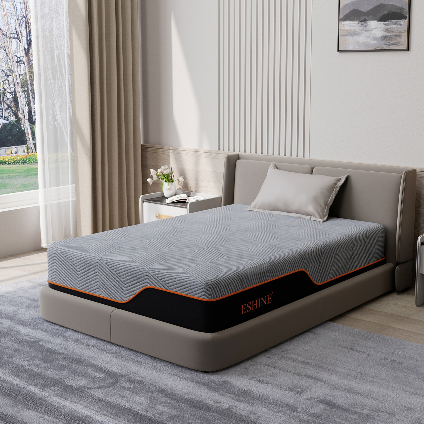 ESHINE 14” LUX Memory Form Mattress-eshinesleep