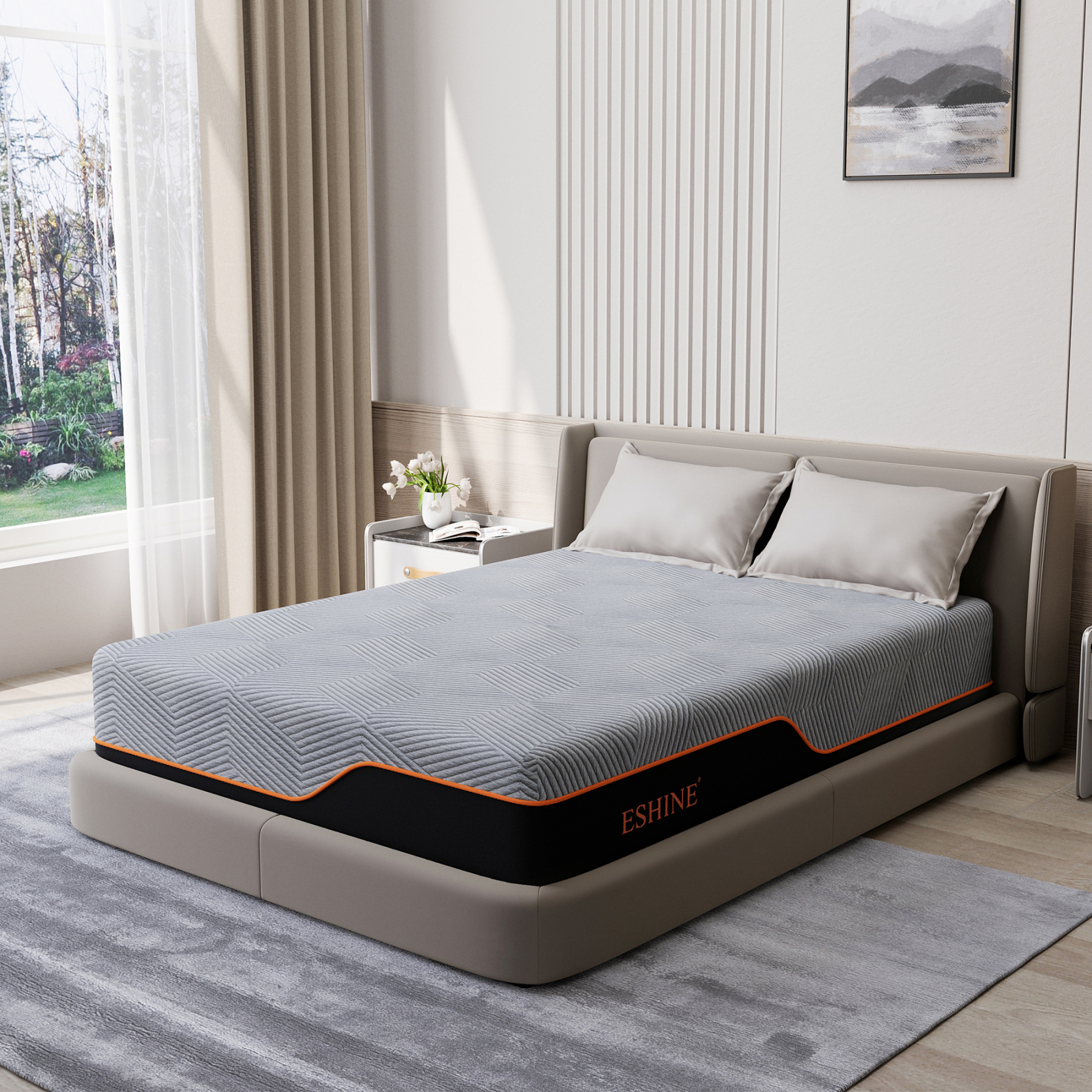 ESHINE 14” LUX Memory Form Mattress-eshinesleep