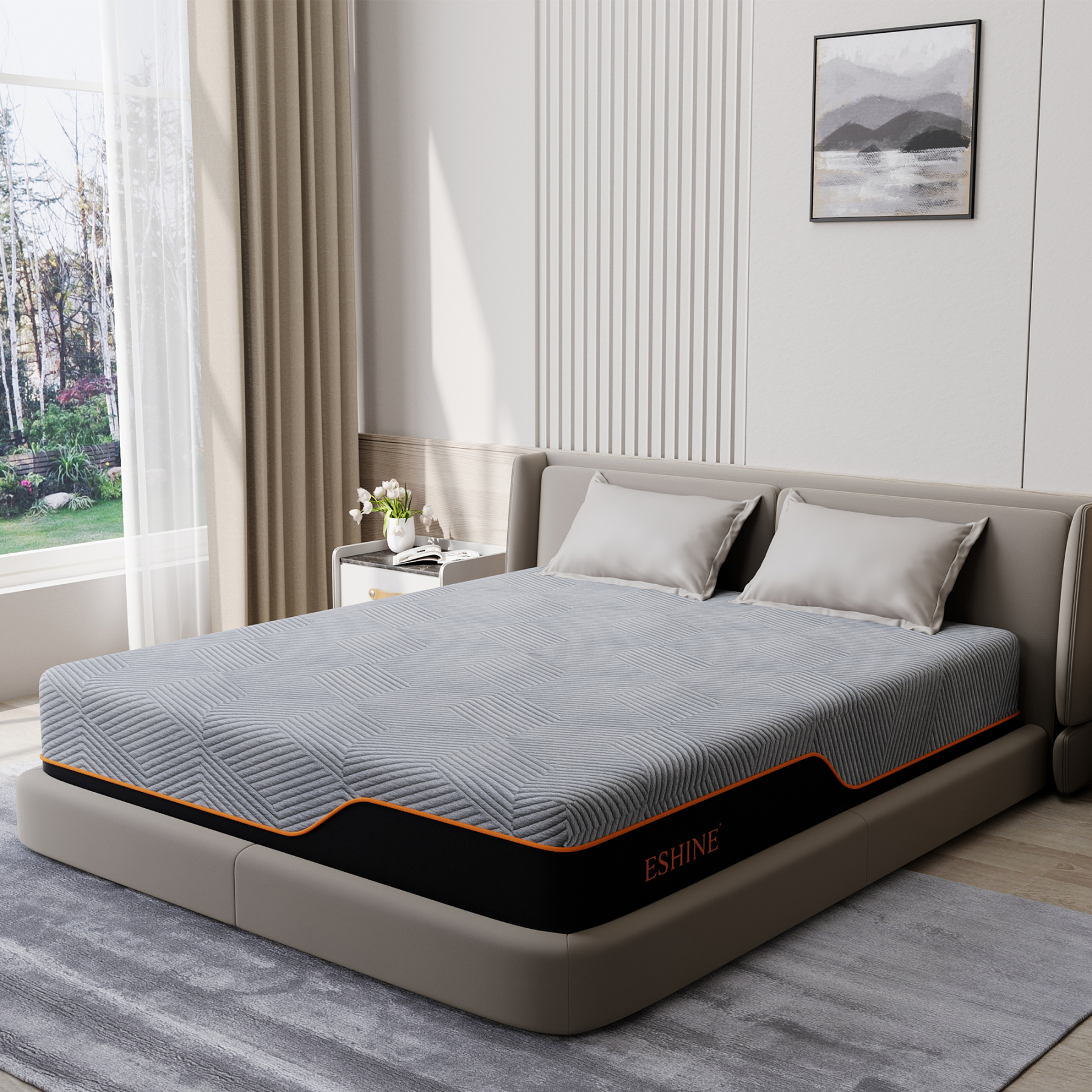 ESHINE 14” LUX Memory Form Mattress-eshinesleep