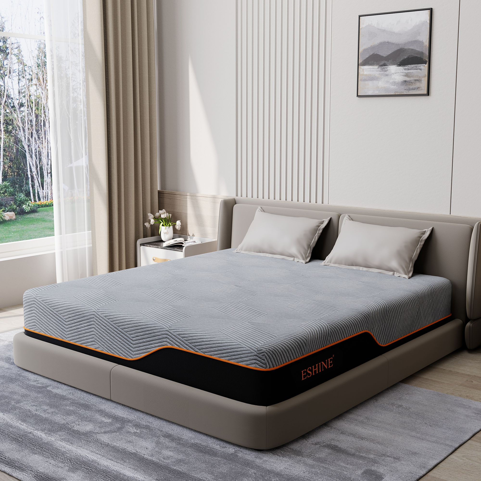 ESHINE 14” LUX Memory Form Mattress-eshinesleep
