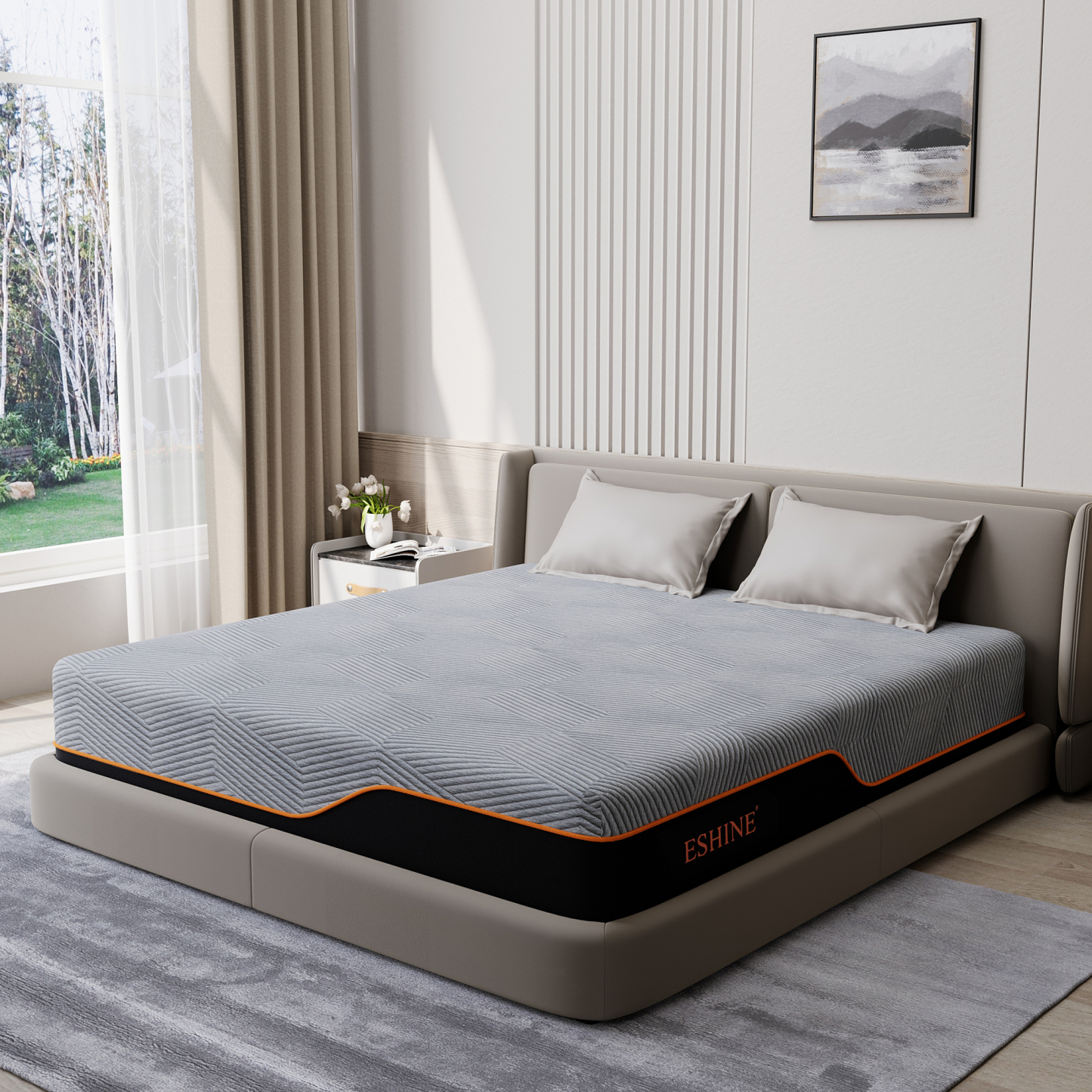 ESHINE 14” LUX Memory Form Mattress-eshinesleep